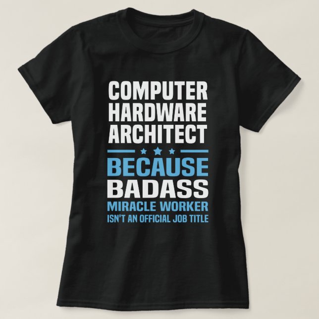 Datormaskinvaruarkitektur T Shirt (Design framsida)