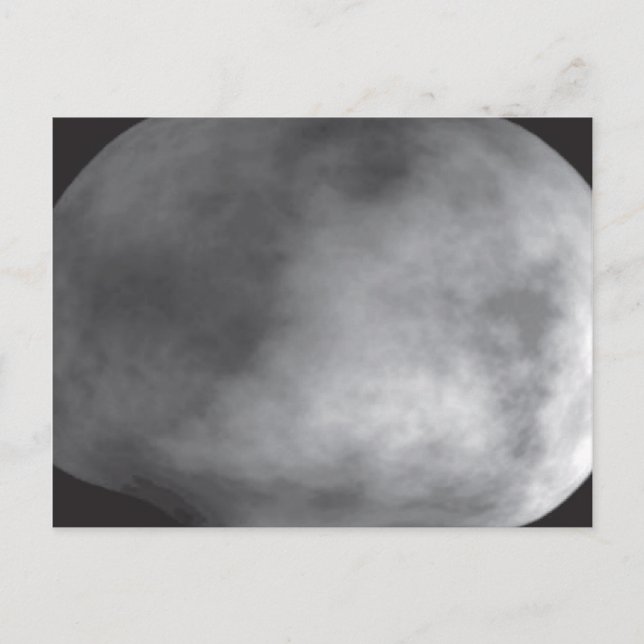 Datormodell av asteroiden Vesta Vykort (Framsida)