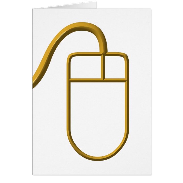 Datormus Hälsningskort (Framsidan)