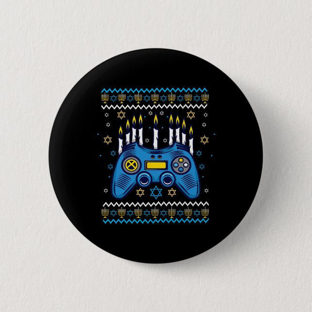 Datormus Hanukkah Menorah Ljus Judisk Knapp (Framsida)