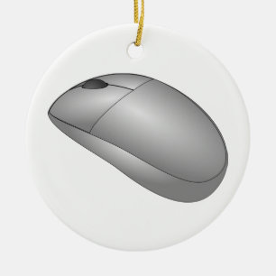 Datormus Julgransprydnad Keramik