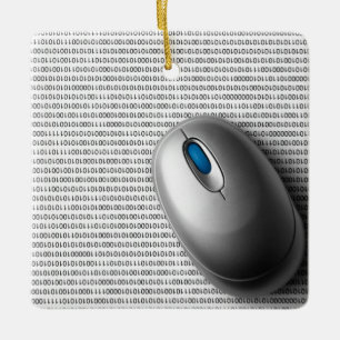 Datormus Julgransprydnad Keramik