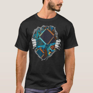 Datorns Ingenjör-maskinvara - CPU Chip-krets Mo T Shirt