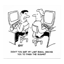 Datoroperatörens e-postmeddelanden som begär socke