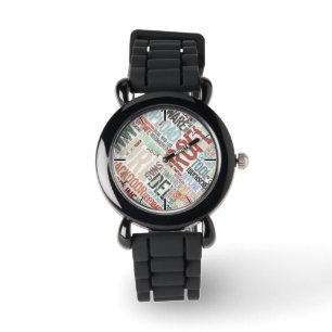 Datorordbok i färger armbandsur