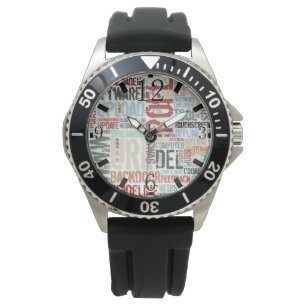 Datorordbok i färger armbandsur