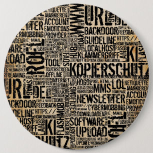 Datorordlista - vintage knapp