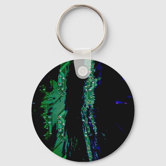 Datoröverstrålning Nyckelring (Framsida)