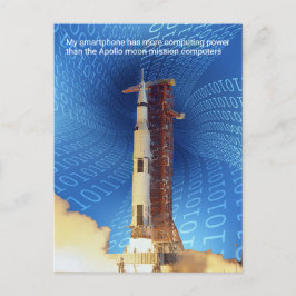 Datorprestanda för Apollo 11 Vykort