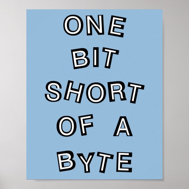 Datorprogram för en bit Kort Poster (Framsidan)