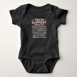 Datorprogram för IT-kontrollista för teknisk sup T Shirt