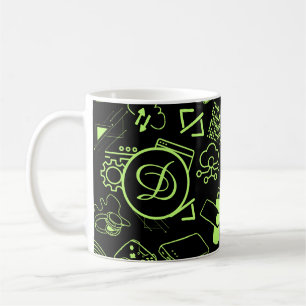 datorprogramkodningsteknik neon ingenjör kaffemugg