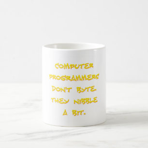 Datorprogrammerare byts inte kaffemugg