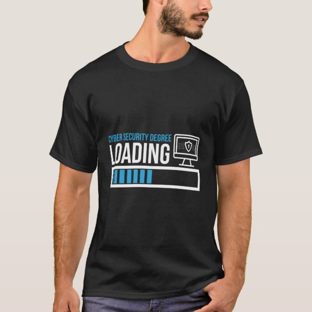 Datorprogrammerare för IT-säkerhetsnivå T Shirt (Framsida)