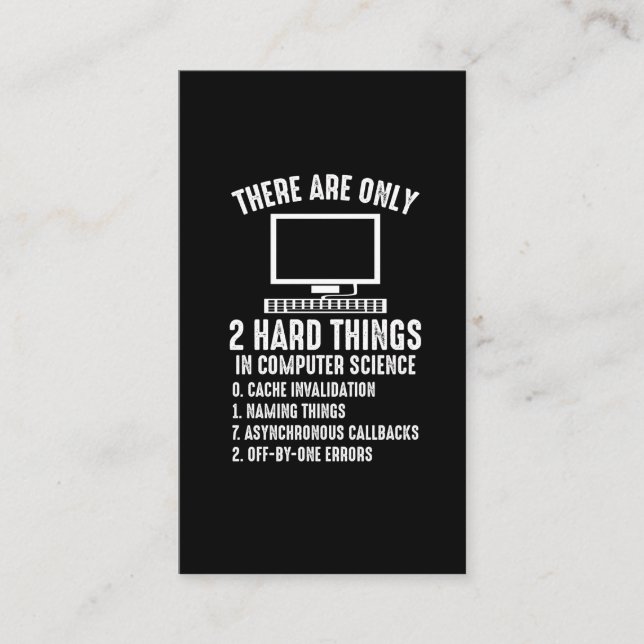 Datorprogrammerare Ingenjör-Software Visitkort (Framsida)