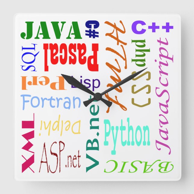 Datorprogrammerare - klocka (Framsida)