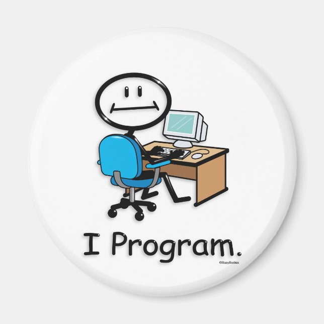 Datorprogrammerare Magnet (Framsidan)