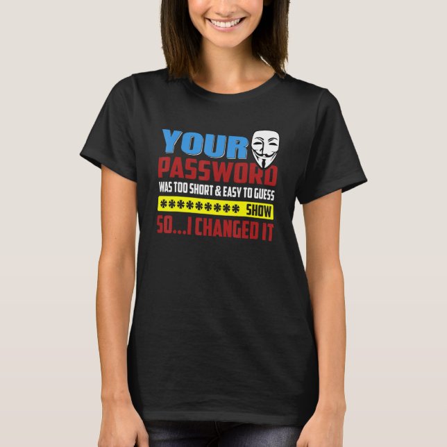 Datorprogrammerare nörd datorknäckning hackare M T Shirt (Framsida)