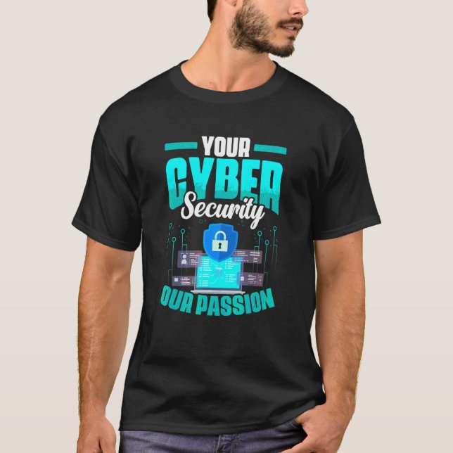 Datorprogrammerare Programmerar Cyber Säkerhet T Shirt (Framsida)