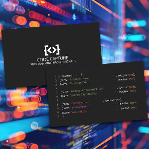 Datorprogrammerare Visitkort