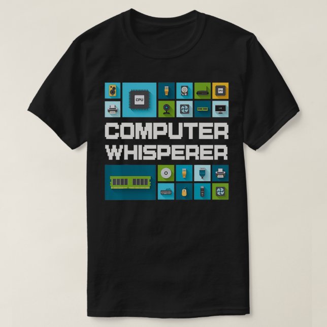 Datorprogrammeraren Geeks som är så vänlig att säg T Shirt (Design framsida)