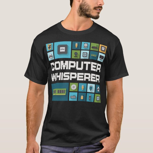 Datorprogrammeraren Geeks som är så vänlig att säg T Shirt (Framsida)