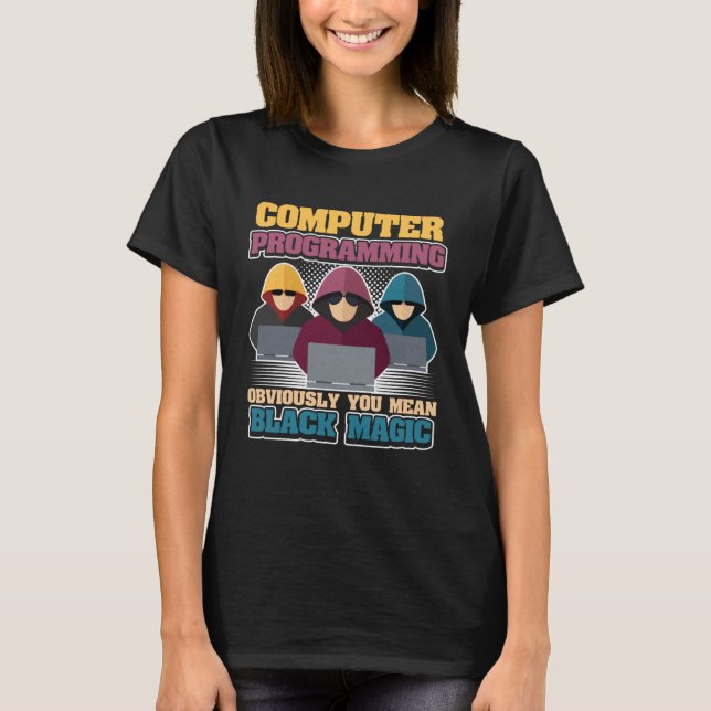 Datorprogrammering T Shirt (Framsida)