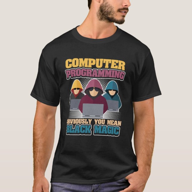 Datorprogrammering T Shirt (Framsida)