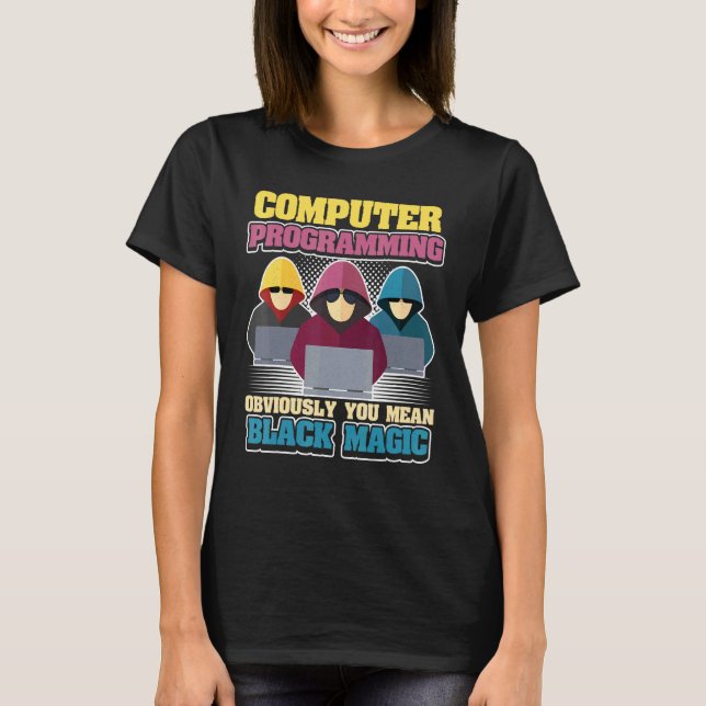Datorprogrammering T Shirt (Framsida)
