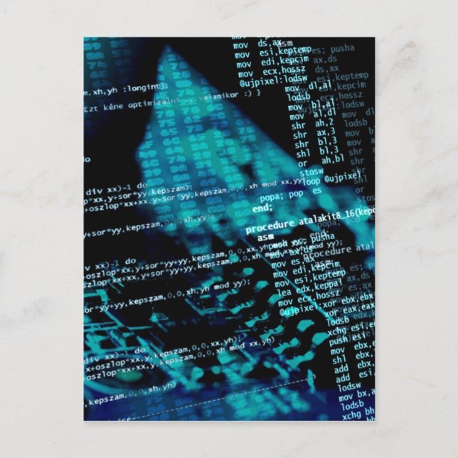 Datorprogrammering Vykort (Framsida)