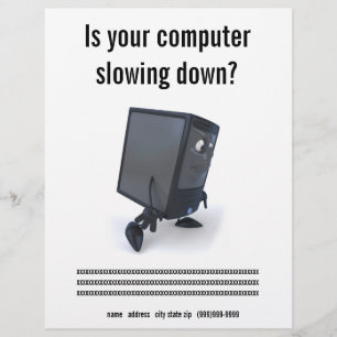 Datorreparation Reklamblad