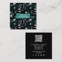 Datorreparationskretskort QR-kod