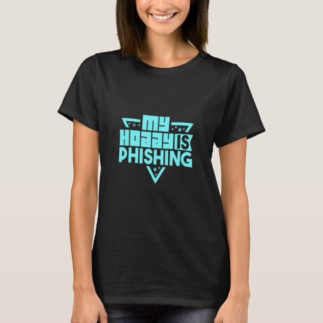 Datorsäkerhet och nätfiskeverksamhet, etisk hackar t shirt (Framsida)