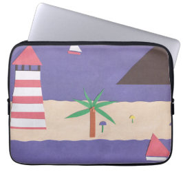 DatorSleeve med ett bågscen Laptop Fodral