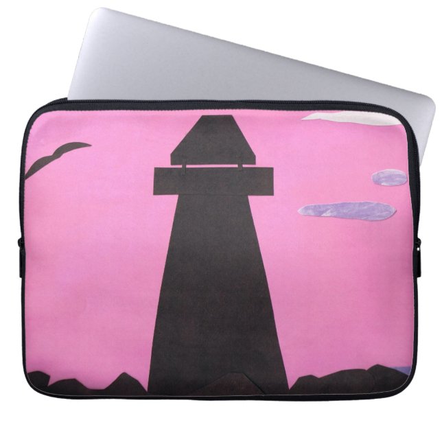 DatorSleeve med fyr-scen Laptop Sleeve (Framsidan)