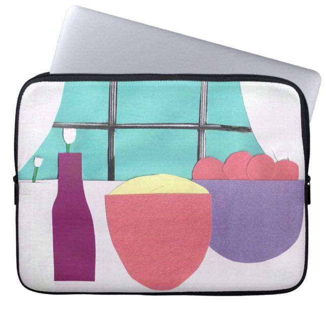 DatorSleeve med köksscen Laptop Sleeve (Framsidan)