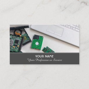 Datorspecialist och IT-reparationsspecialist Visitkort