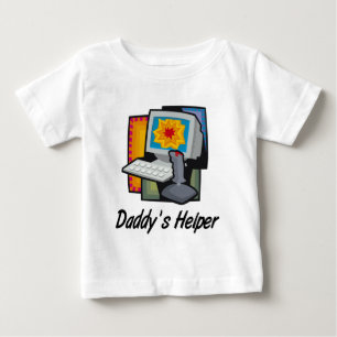 Datorspel med hjälp av pappor tee shirt