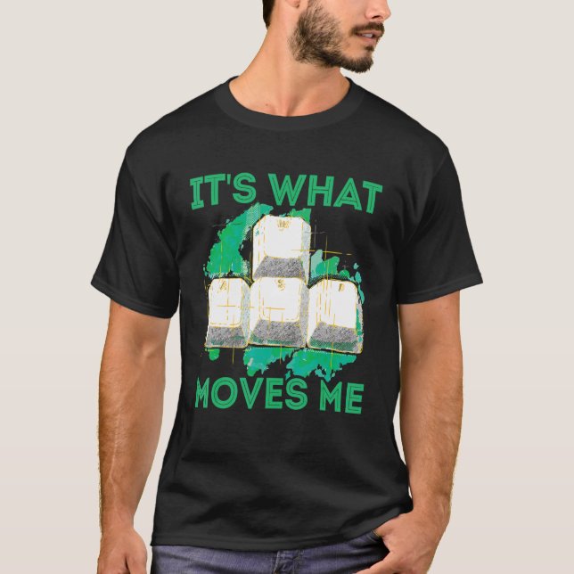 Datorspel - WASD Tangentbord - Det är vad M T Shirt (Framsida)