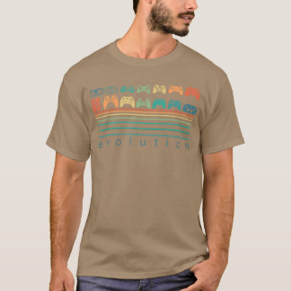 Datorspelscontroller Evolution 80-talet 90-talet R T Shirt