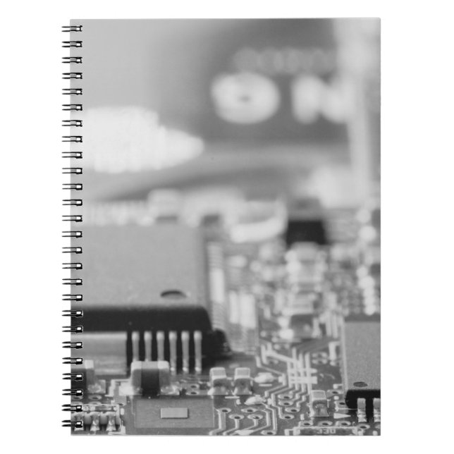Datorstängning i chip anteckningsbok (Framsidan)