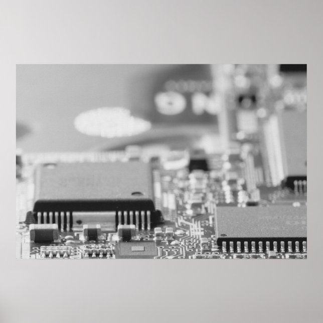 Datorstängning i chip poster (Framsidan)