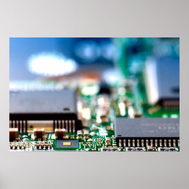 Datorstängning i chip poster (Framsidan)