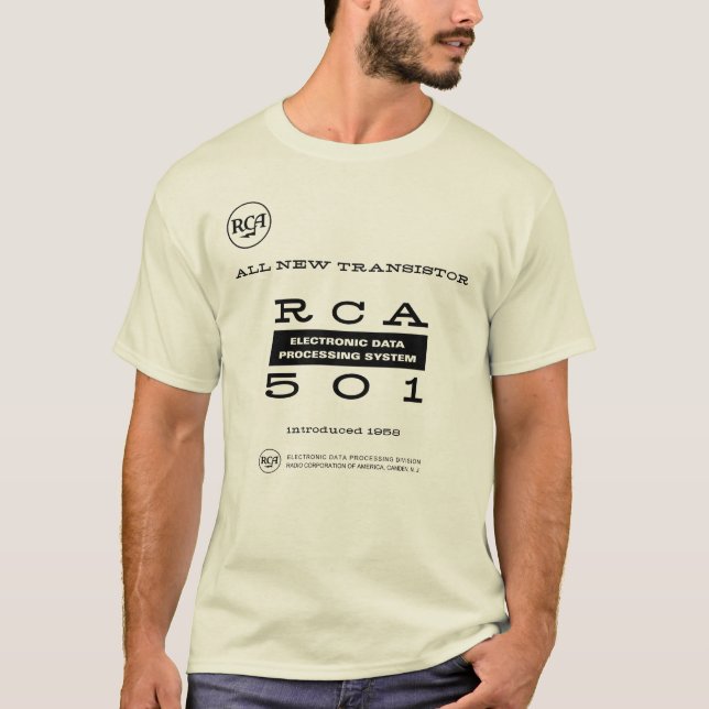 DatorT-tröja för RCA 501 T Shirt (Framsida)