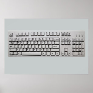 datortangentbord poster