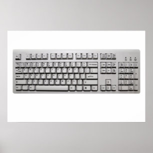 datortangentbord poster