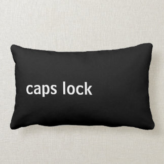 Datortangentbordsknapp (caps lock) lumbarkudde