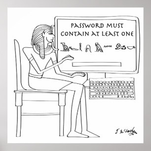 Datortecknad 9341 poster