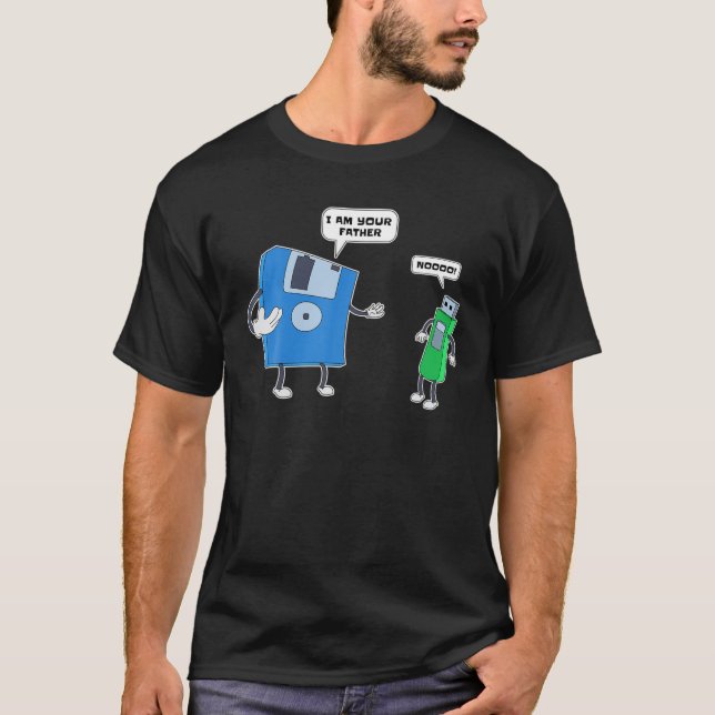 Datorteknik i Far T Shirt (Framsida)