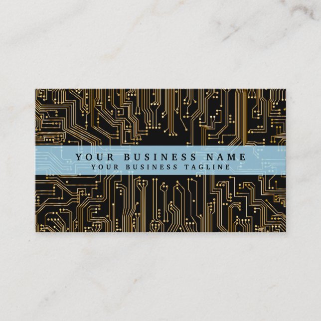 Datortekniker, Affärskort Visitkort (Framsida)